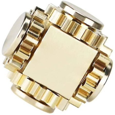 IC Messing Fidget Spinner Gear Rubiks Cube Fritids Dekompression Legetøj Dekompression Artefakt