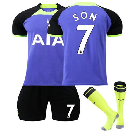 Nya Pojkar Barn Barn Fotboll Kit Kort Skjorta Socka Set Fotboll
