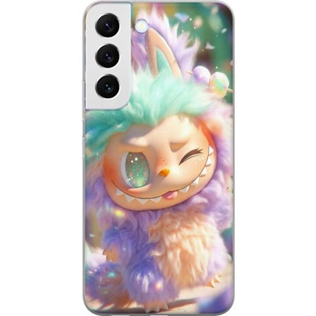 Kompatibelt Mobildeksel til Samsung Samsung Galaxy S22+ 5G Søt fantasikarakter med fluffy pels, pastellfarger og kawaii-stil, leken illustrasjon for