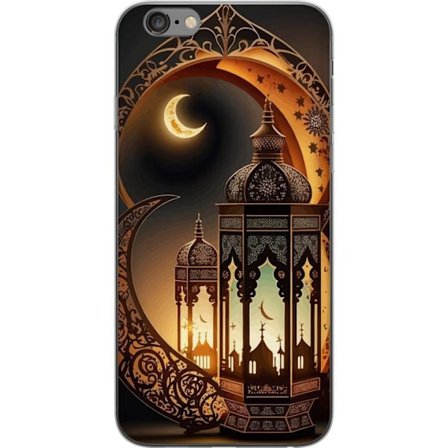 Yhteensopiva Puhelinkuori Apple iPhone 6 Plus Lähikuva kissan silmästä, jossa on intensiivinen sininen värikudos ja yksityiskohtainen turkki makro