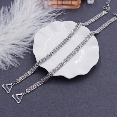 Skulderstropper Undertøysstropper SØLV 2,2 CM KROK 2,2 CM KROK