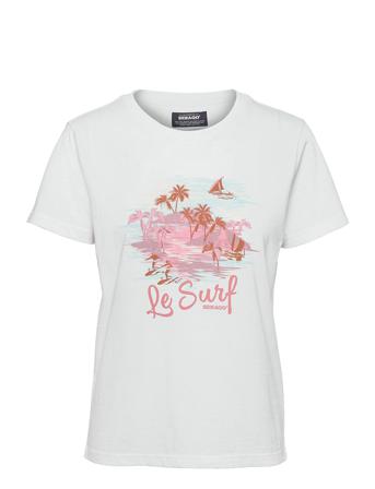 Front Print Tee White Sebago