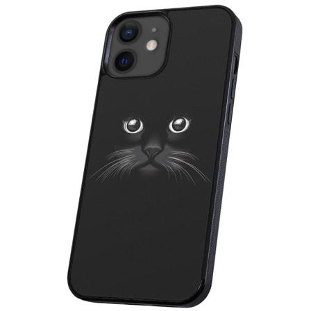 iPhone 12/12 Pro - Kuoret/Suojakuori Musta Kissa Multicolor