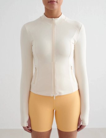 aim ́n Sense Zip Jacket - Cream - L