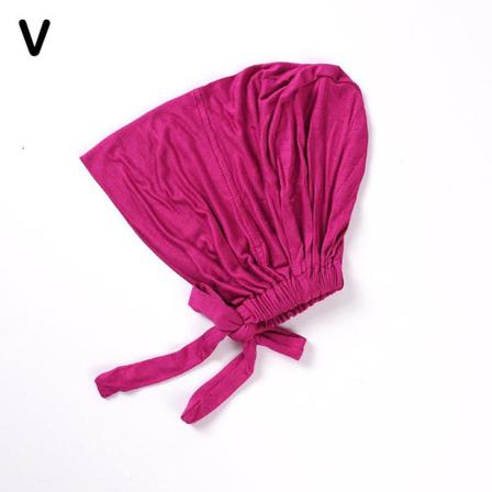 Dam Elastisk Slips Hijab Jersey Underscarf Bomullshuvud
