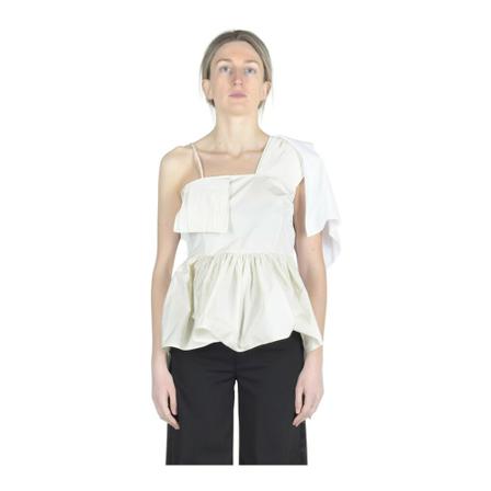 MM6 Maison Margiela TOP Hvid, Dame