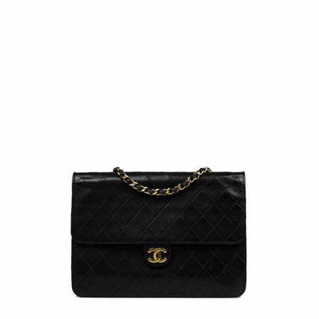 Chanel Vintage Pre-owned Cross Body Bags Sort, Dame Vintage Tasker, Størrelse: ONE Size