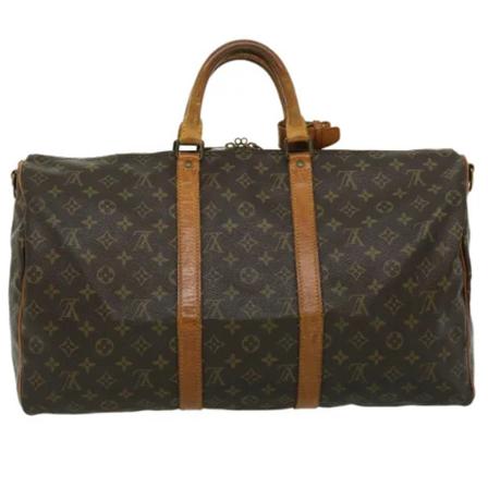 Louis Vuitton Vintage, Pre-owned Canvas travel-bags Bruin, unisex, Maat:ONE Size