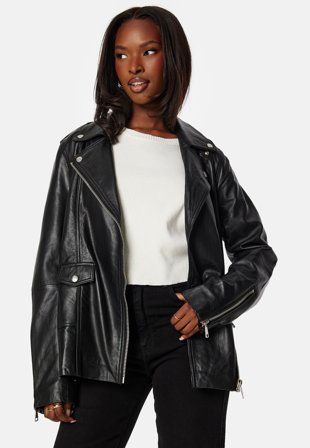 SELECTED Madison Leather Jacket Klær