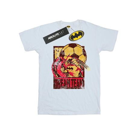 DC Comics Boys Batman Football Dream Team T-shirt 5-6 år Vit White 5-6 Years