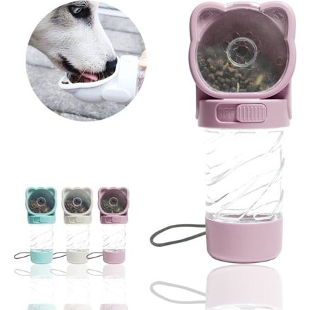 Multifunktionel vandskål til kæledyr, bærbar mad- og vandtank til hunde og katte på rejsen_OF