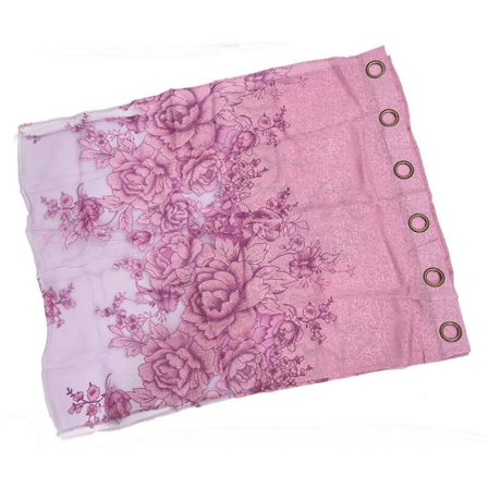 Genomskinlig jalusi pion ihålig gardin (lila)