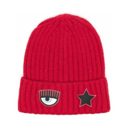 Chiara Ferragni Collection Beanies , Rood , Dames , Maat: L Hoeden