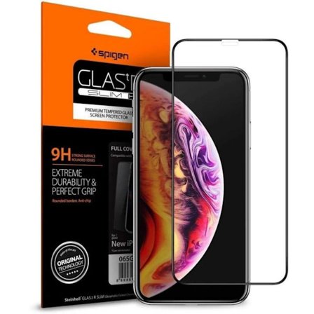 Spigen Glass FC Tempered Glass Screen Protector iPhone 11 Pro