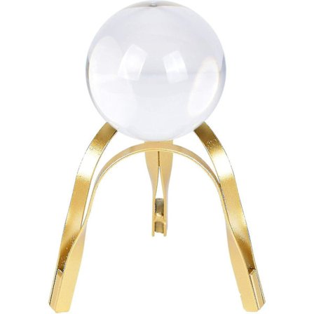 70mm Krystalkugle - Klar Glaskugle Med Stativ Til Fotografering/kontor/indendørs/hjemmedekor