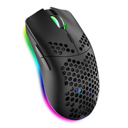 Lettvekts Gaming Mus Med 3200dpi, Rgb Bakgrunnsbelyst Og 7 Pro