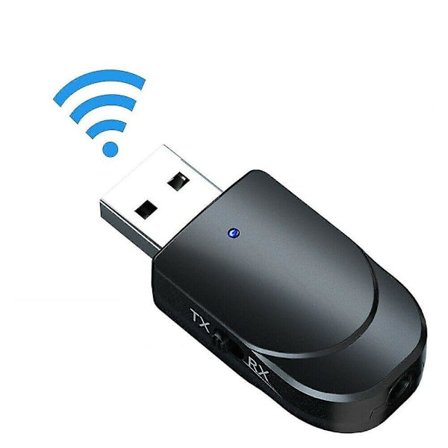 Usb Bluetooth 5.0 Ljudmottagare Sändare 3 I 1 Trådlös Adapter Dongel Aux