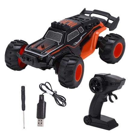 1:24 Skala 2.4G Fjernstyrt Bil 18km/t Høy Hastighet RC Off Road Kjøretøy Elektronisk Leker for BarnOrange