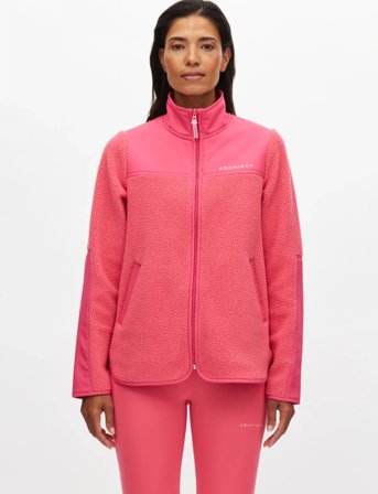 Röhnisch Phoebe Pile Jacket - Pink - XS