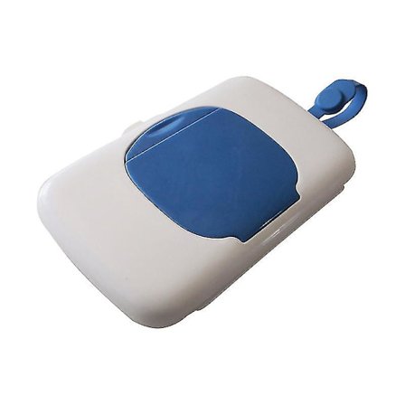 Bærbar våtserviettdispenser i plast for utendørs og reisebruk - Tilfeldig farge 1 stk