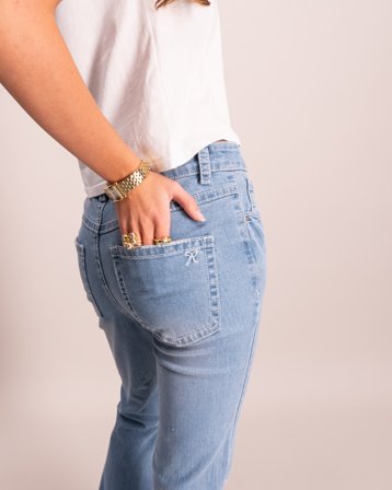 RYVLS Everyday Flare Jeans Bleu Jeans Fille - Kids Brand Store