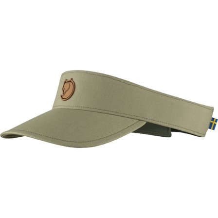 Fjällräven Abisko Visor Cap OneSize - unisex - Light Olive/Grønn - Kaps, Lues & beanies