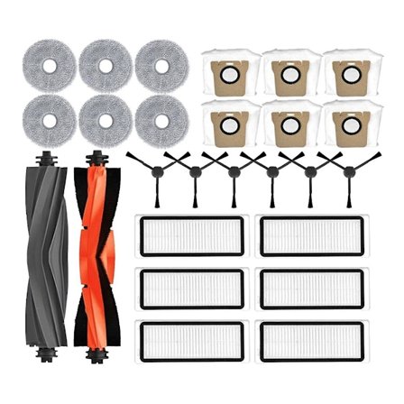 Kompatibel med Bot L20 Ultra / L20 Ultra Ersättningsdelar Tillbehör Rullsidoborste Hepafilter Mopp -ES