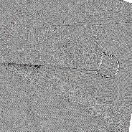 Vanntett Solseil for Hage, Rettvinklet Trekant Solskjerm Seil Baldakin UV-blokk Svømmebasseng Baldakin