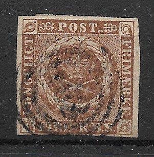 Danmark 1854 - AFA IIIc - Stemplet