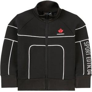 Kids - Dsquared2 Black Logo Tracksuit Jacket - Coats and jackets - 8 years - Black