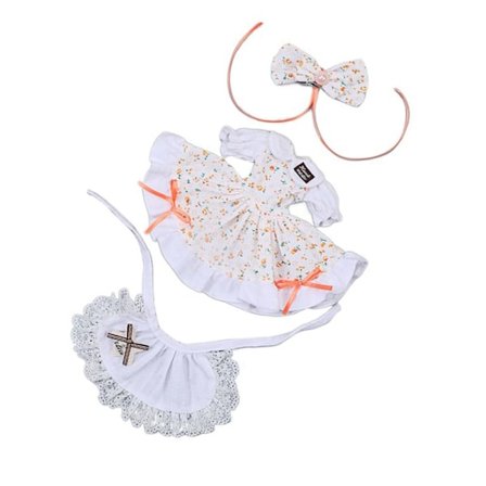 Dockkläder Blommig prinsessklänning 3 3