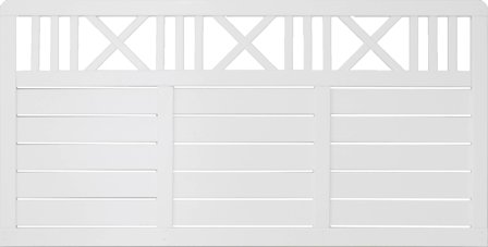 Jabo Salvia 3 Skärm 180 x 90 cm, vit, Utemiljö