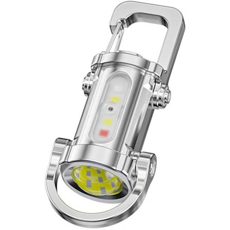 Mini oppladbar LED-lommelykt for camping og jakt