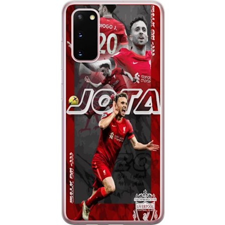 Yhteensopiva Puhelinkuori Samsung Samsung Galaxy S20 Liverpool Diogo Jota nro 20 jalkapallo juliste Portugali hyökkääjä Punaiset hyökkääjät Pr