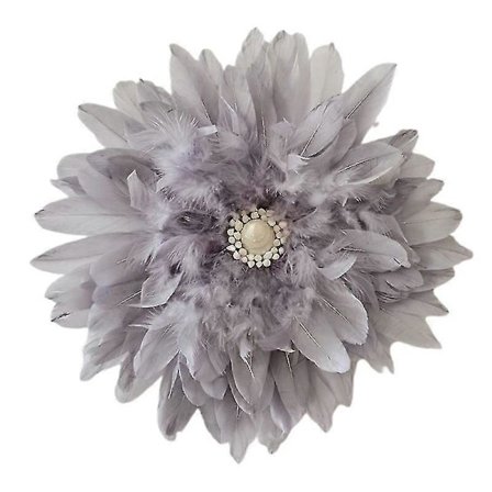 Veggpryd Håndlaget Anti-fall Syntetisk Fjær Hvit Conch Veggoppheng Dekorasjon For Hjemmet