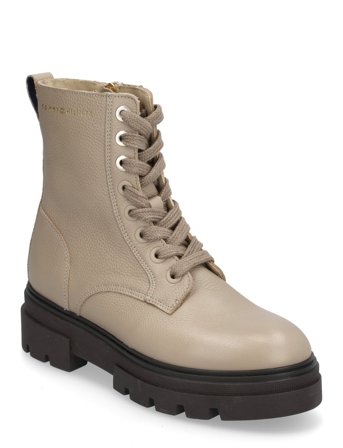 Tommy Hilfiger | Bicolor Leather Lace-Up | 37