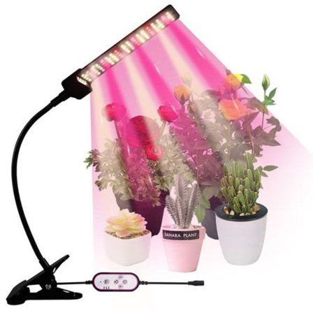 Fullspektrum LED plantelampe 3 lysmoduser plantelys drivhus