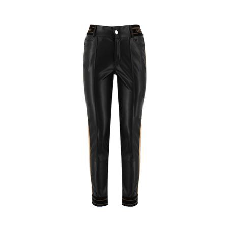 Ermanno Scervino Leather Jakke Sort, Dame