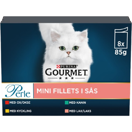 Purina Gourmet Gold - Perle Minifileter i saus 85 g x 8 stk. - Katt - Kattefôr & kattemat - Våtfôr og våtmat - ZOO.no