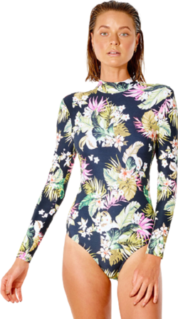 Rip Curl Women's On The Coast L/S Surfsuit Women swimsuits Black L