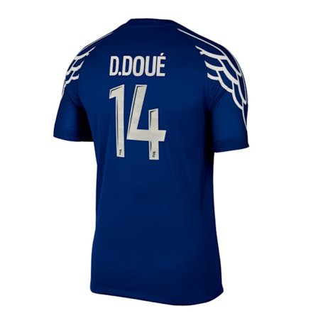 2025 UEFA Champions League MVP Paris IV Borte 14 D.DOUE Jersey
