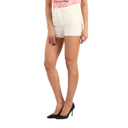 Love Moschino, Shorts Wit, Dames, Maat:XS,Katoen
