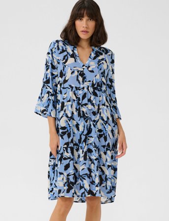 Kaffe Kaedita Amber Dress - Blue - 42