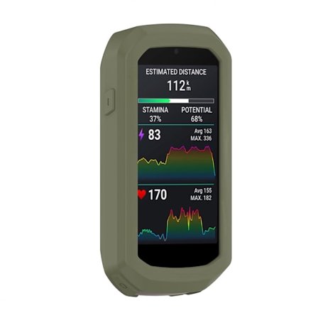Garmin Edge 1050 Silicone Protective Case Bike Cycling Computer Cover - Dark Green