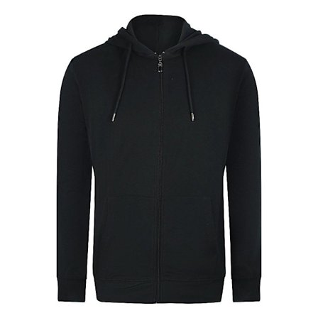 Cavalli Class Leopard Ryggtryck Full Zip Hoodie Herr L Svart