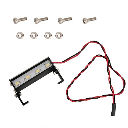 RC 4LED Super Bright Kattoluku 55mm Valopalkki Traxxas 1/16 Teton 1/16 Summit 1/16 E Revo