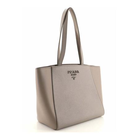 Prada Vintage, Pre-owned Tote Bags Beige, Dames, Maat:ONE Size