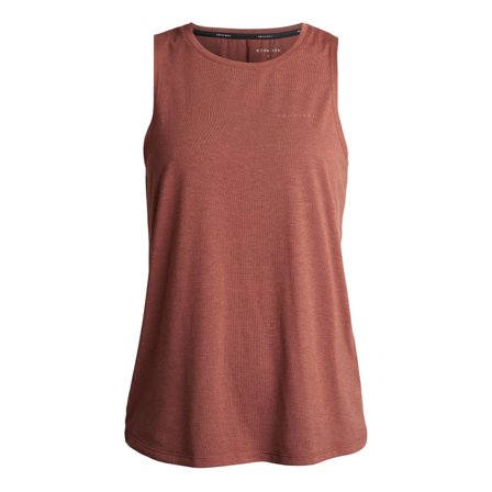 Röhnisch Women's Split Back Singlet Women Short sleeved fitness sweater Brown XS