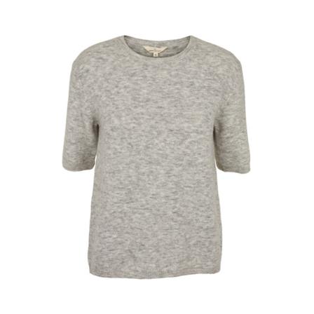 Basic Apparel Claudine Tee sweater Grå, Dame