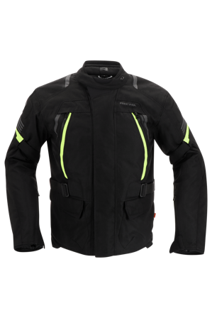 MC-Jakke Richa Phantom 3 Sort/Fluo Gul 6XL